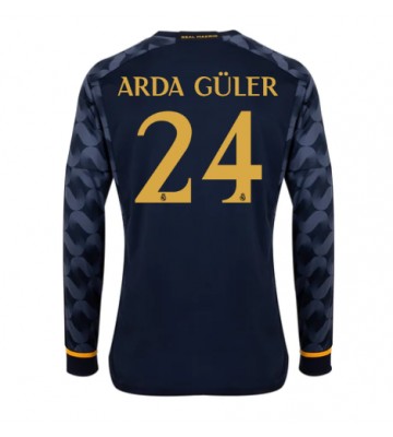 Real Madrid Arda Guler #24 Replica Away Stadium Shirt 2023-24 Long Sleeve